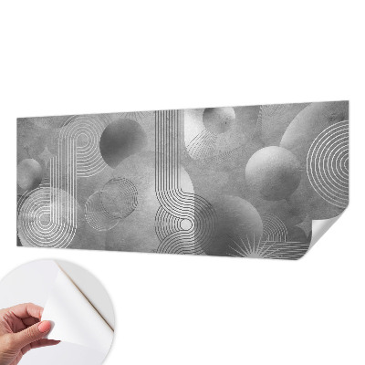 Fototapeta za otroško sobo z abstraktnim vzorcem v nežnih barvah