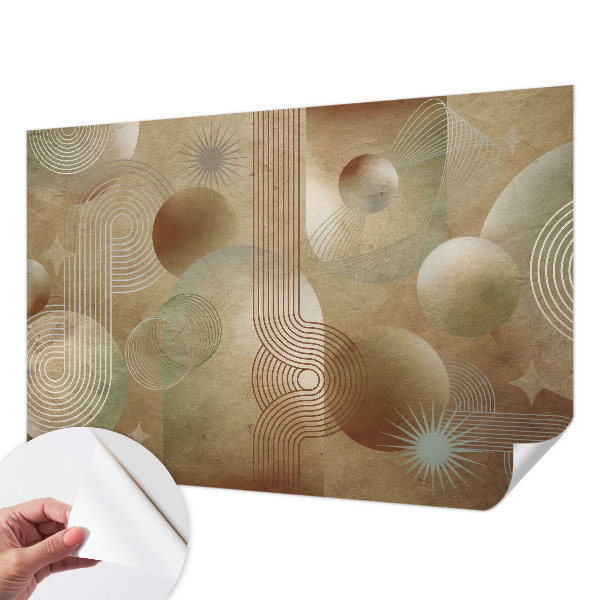 Samolepilna fototapeta z geometrijskim vzorcem