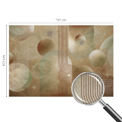 Samolepilna fototapeta z geometrijskim vzorcem