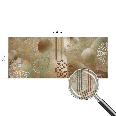 Samolepilna fototapeta z geometrijskim vzorcem