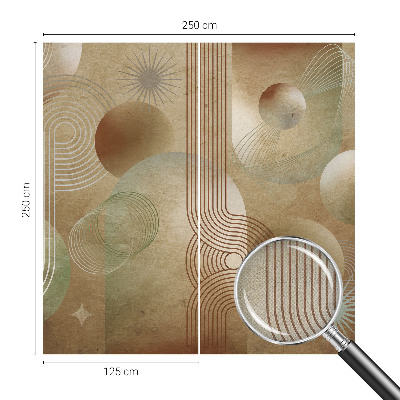 Samolepilna fototapeta z geometrijskim vzorcem