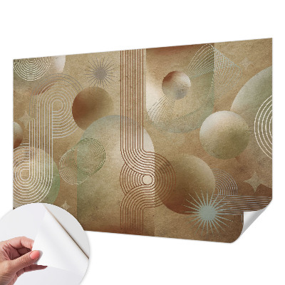Samolepilna fototapeta z geometrijskim vzorcem