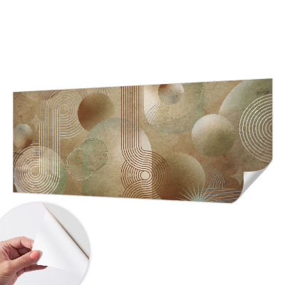 Samolepilna fototapeta z geometrijskim vzorcem