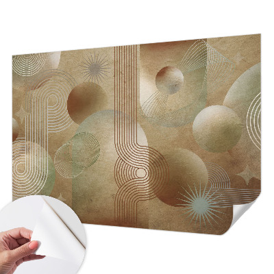 Samolepilna fototapeta z geometrijskim vzorcem