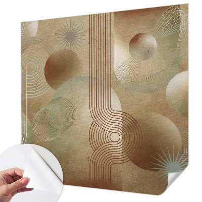 Samolepilna fototapeta z geometrijskim vzorcem