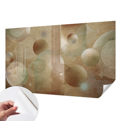 Samolepilna fototapeta z geometrijskim vzorcem