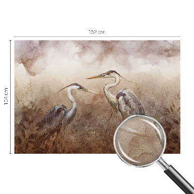 Samolepilna fototapeta za dnevno sobo z motivom elegantnih ptic