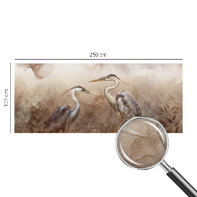 Samolepilna fototapeta za dnevno sobo z motivom elegantnih ptic
