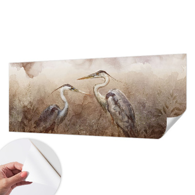 Samolepilna fototapeta za dnevno sobo z motivom elegantnih ptic