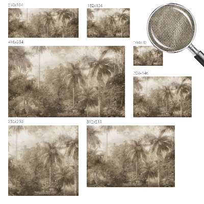 Samolepilna fototapeta za spalnico Eksotična pokrajina