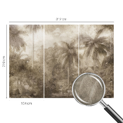 Samolepilna fototapeta za spalnico Eksotična pokrajina