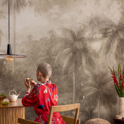 Samolepilna fototapeta za spalnico Eksotična pokrajina