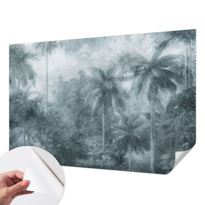 3D fototapeta s tropsko vegetacijo