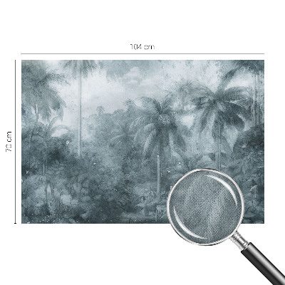 3D fototapeta s tropsko vegetacijo