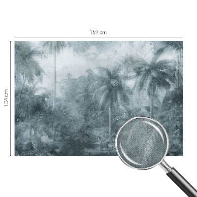 3D fototapeta s tropsko vegetacijo