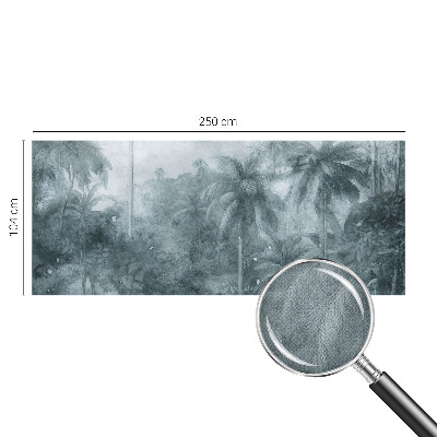 3D fototapeta s tropsko vegetacijo