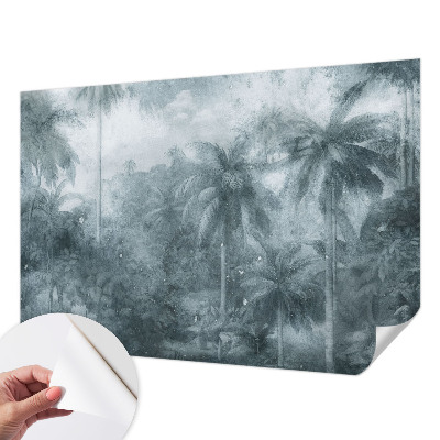 3D fototapeta s tropsko vegetacijo