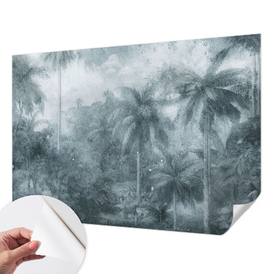3D fototapeta s tropsko vegetacijo