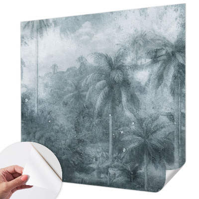 3D fototapeta s tropsko vegetacijo