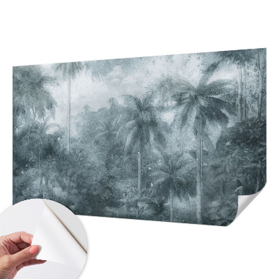 3D fototapeta s tropsko vegetacijo