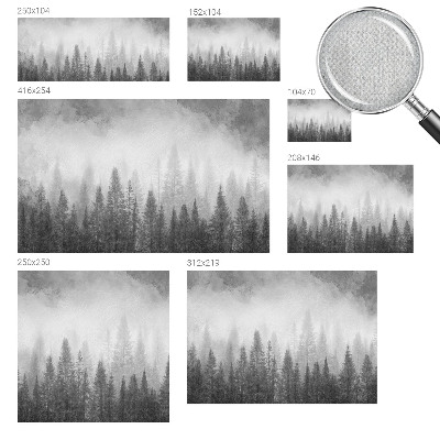 Samolepilna fototapeta z motivom gozdene meglice