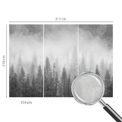 Samolepilna fototapeta z motivom gozdene meglice