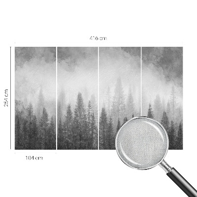 Samolepilna fototapeta z motivom gozdene meglice
