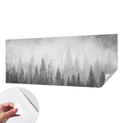 Samolepilna fototapeta z motivom gozdene meglice