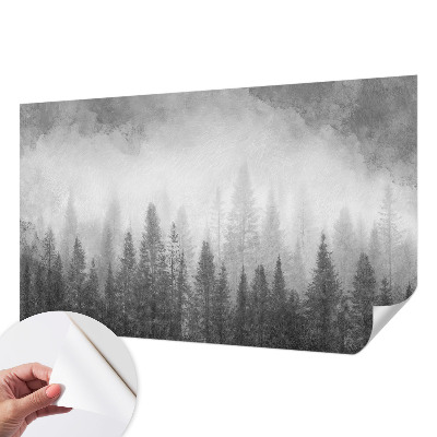 Samolepilna fototapeta z motivom gozdene meglice