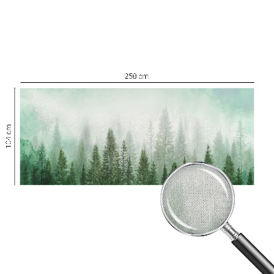 Samolepilna fototapeta za dnevno sobo Volk v gozdu