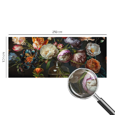 Fototapeta za otroško sobo z motivom šopka rož