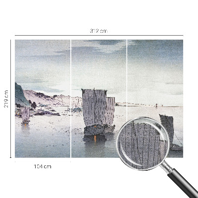 3D fototapeta z navtično pokrajino