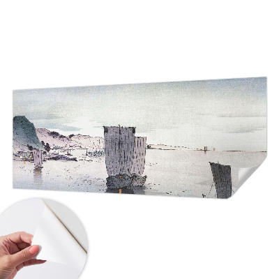 3D fototapeta z navtično pokrajino