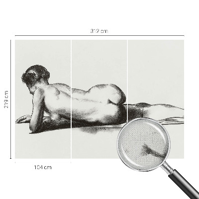 Fototapeta za otroško sobo z motivom »Subtilno dejanje« za dekoracijo stene