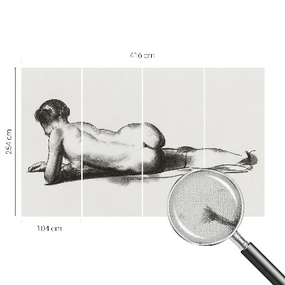 Fototapeta za otroško sobo z motivom »Subtilno dejanje« za dekoracijo stene