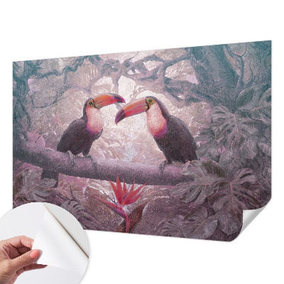 Samolepilna fototapeta za spalnico Eksotični par