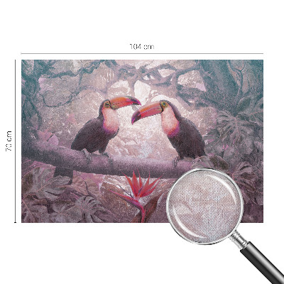 Samolepilna fototapeta za spalnico Eksotični par