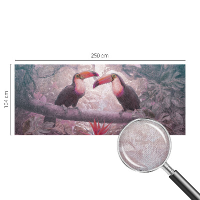 Samolepilna fototapeta za spalnico z motivom eksotičnega para