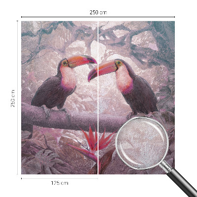 Samolepilna fototapeta za spalnico Eksotični par