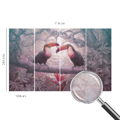 Samolepilna fototapeta za spalnico Eksotični par