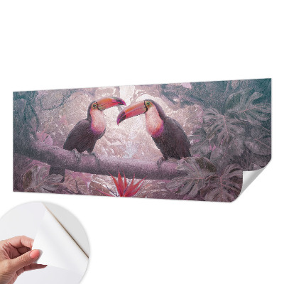 Samolepilna fototapeta za spalnico Eksotični par