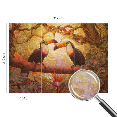 3D fototapeta Barviti tukani