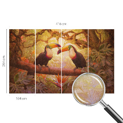 3D fototapeta Barviti tukani