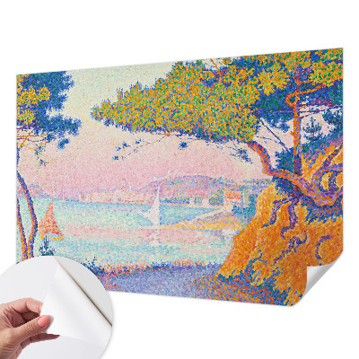 Samolepilna fototapeta z motivom barvite pokrajine