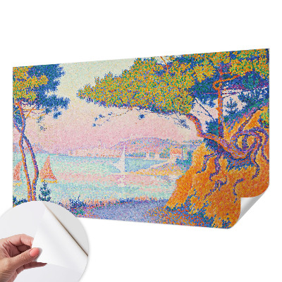 Samolepilna fototapeta z motivom barvite pokrajine
