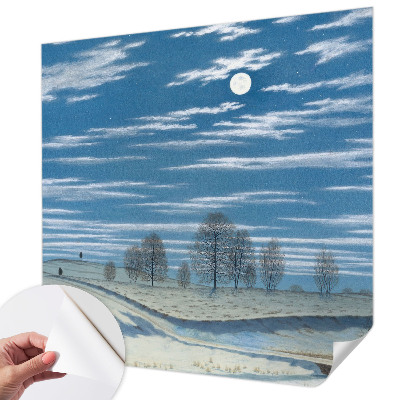 Samolepilna fototapeta Zimska pokrajina