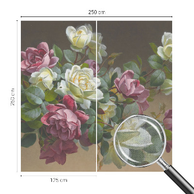 Otroška fototapeta z vzorcem cvetlične elegance