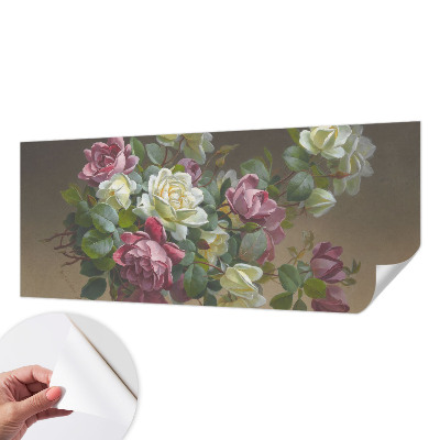 Otroška fototapeta z vzorcem cvetlične elegance
