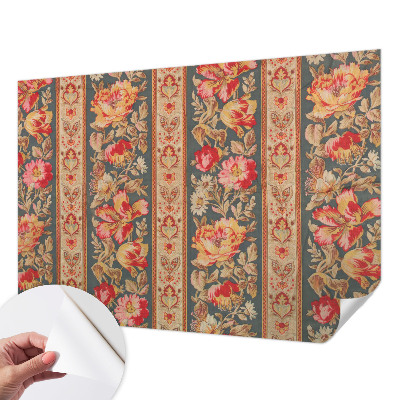 Samolepilna fototapeta Barvite rože