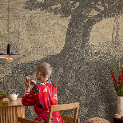 Samolepilna fototapeta za dnevno sobo Branje znaka